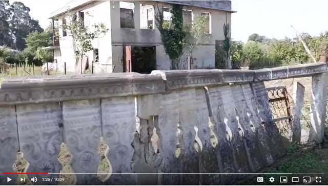 
Грузинское село Киндги в Абхазии, и грузинские кладбище в нем на кадрах российского блогера
