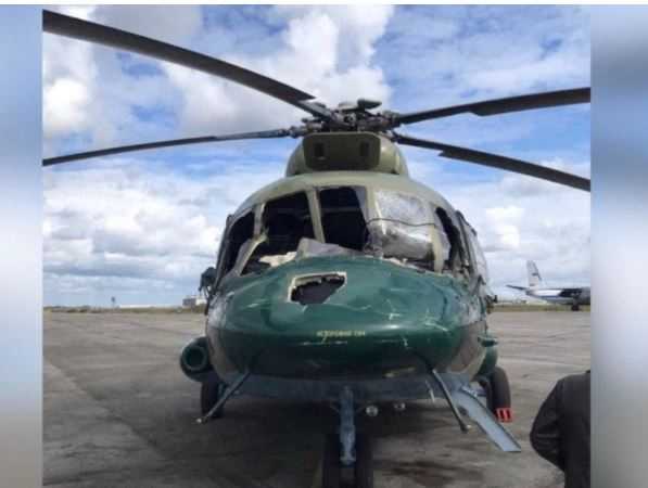 Сельскохозяйственный вертолет рухнул в Краснодарском крае