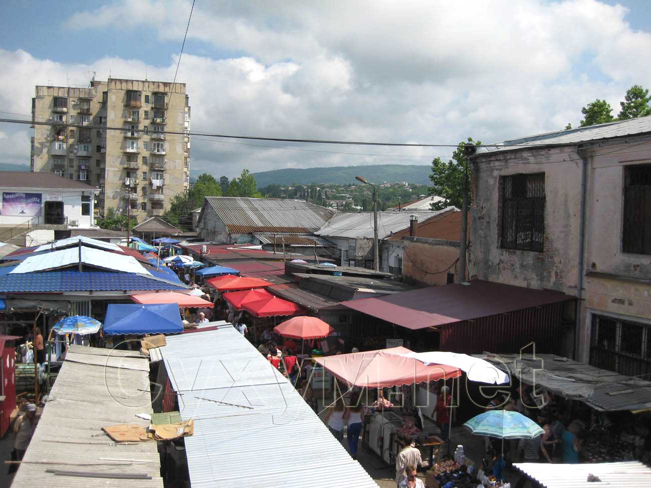 центральный рынок города сухум