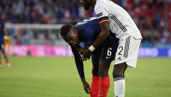 Рюдигер укусил Погба во время матча Франция — Германия